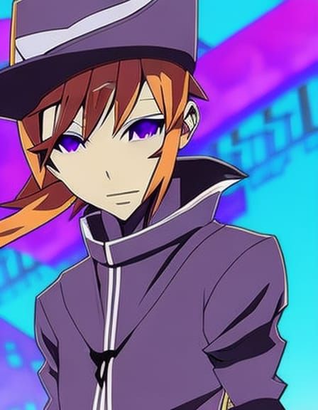 Tinashe in The World Ends With You Anime Style