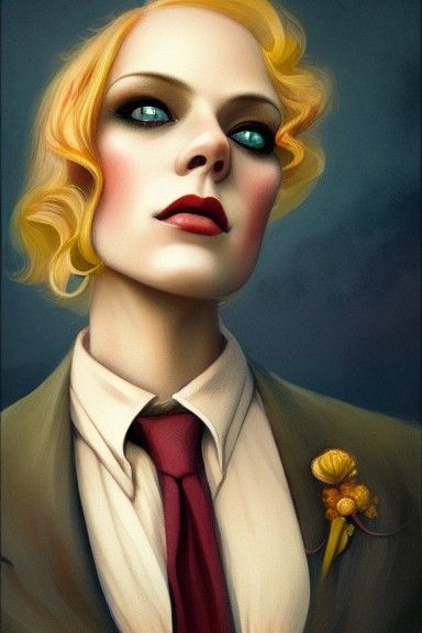 Hunter Portrait in 1920s Style