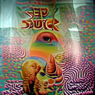 Psychedelic Poster Art in "Suck it and See" Style