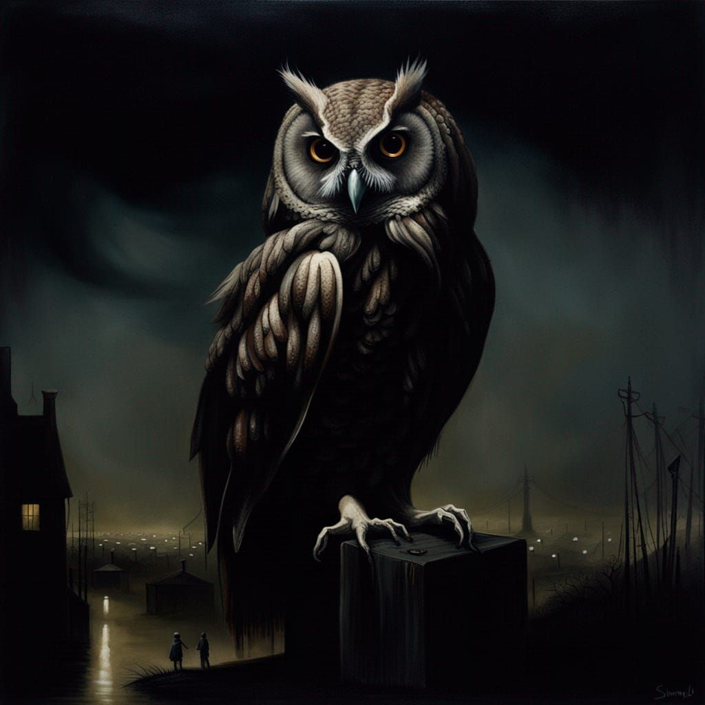 OWL IN THE NIGHT