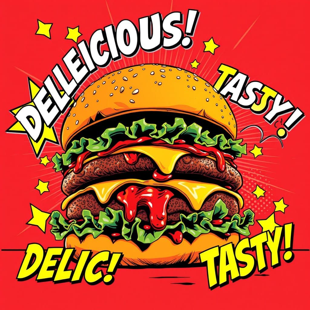 Pop Art Whopper Masterpiece