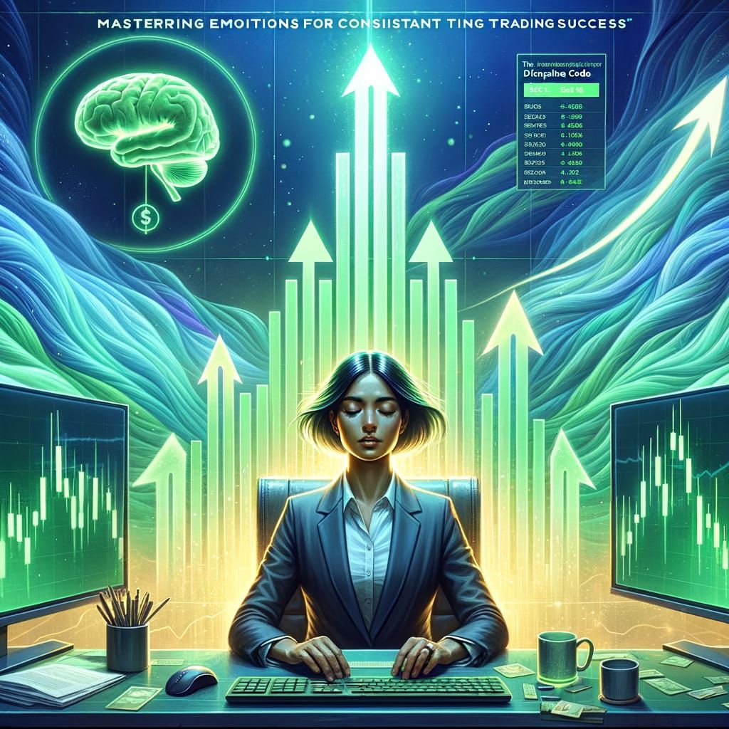 Calm Forex Trader with Ascending EUR/USD Chart