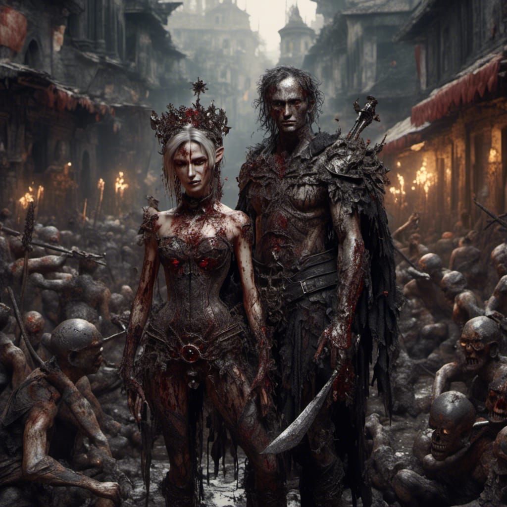 Epic War with Nano-Tech Weapons: 3D Digital Art