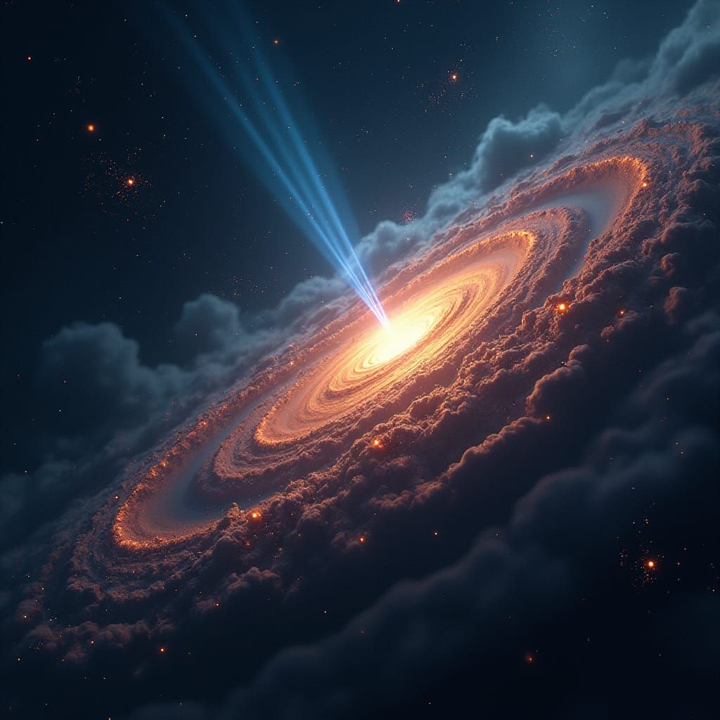 Cosmic Universe: Galaxy Clusters with Neon 'You Are Here' Si...