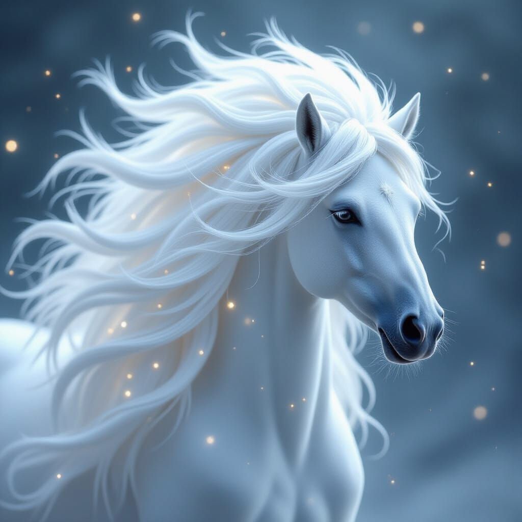 Ethereal Mane of a Mythical Creature