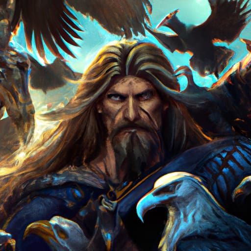 Odin and Ravens in the Tree of Life