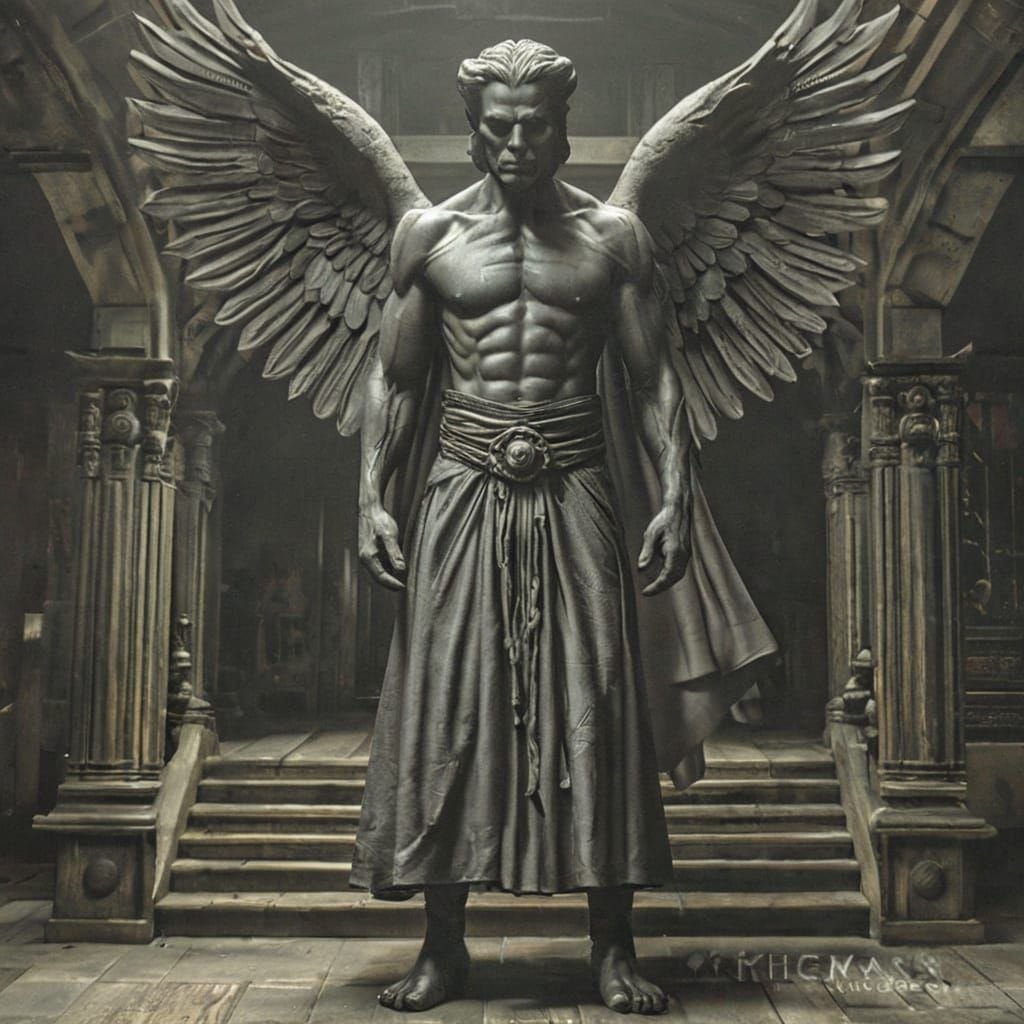 Ultrarealistic Elusive Figure Enters Throne Room in Haunting...