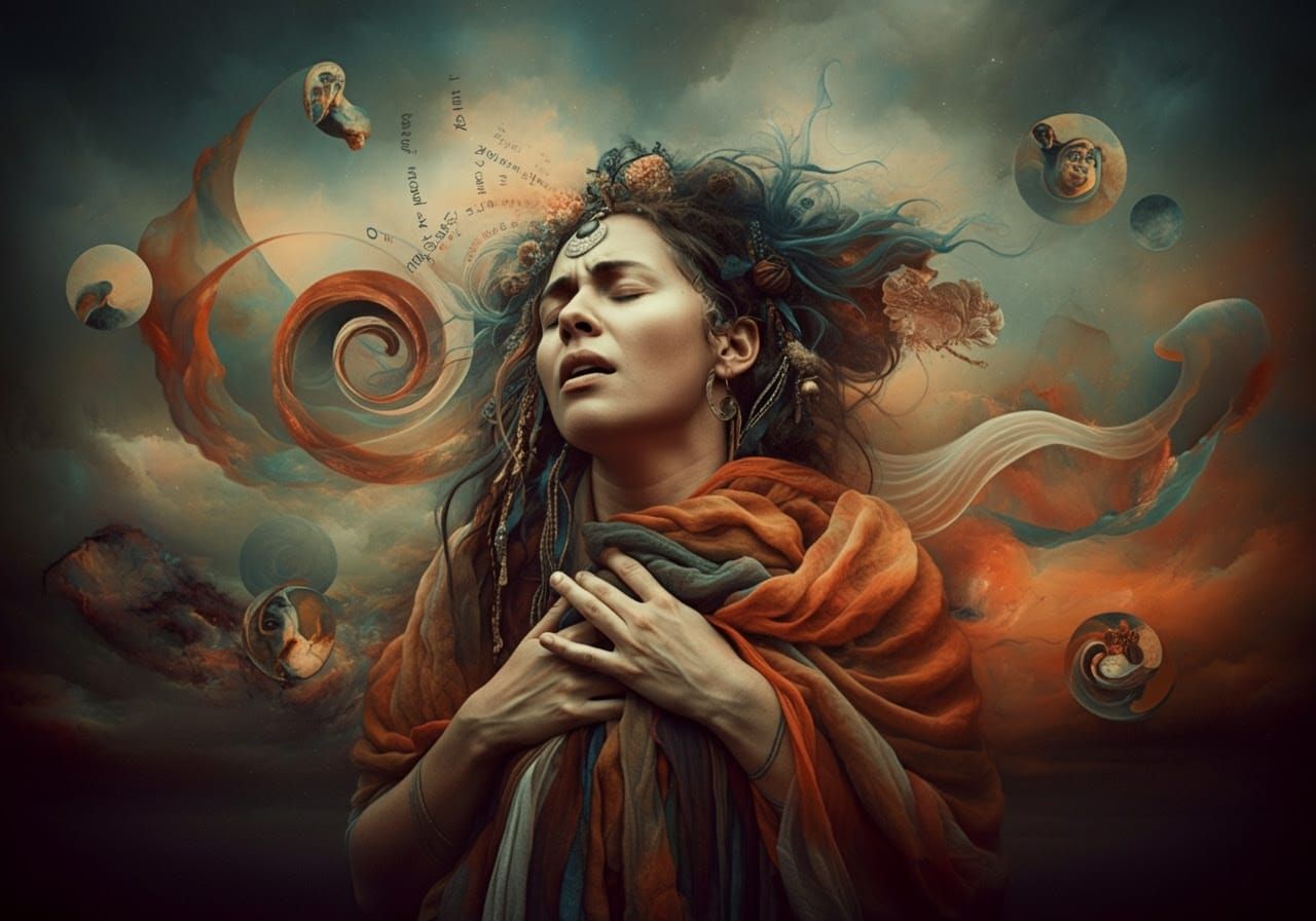 Mystical Songstress in Ethereal Resilience