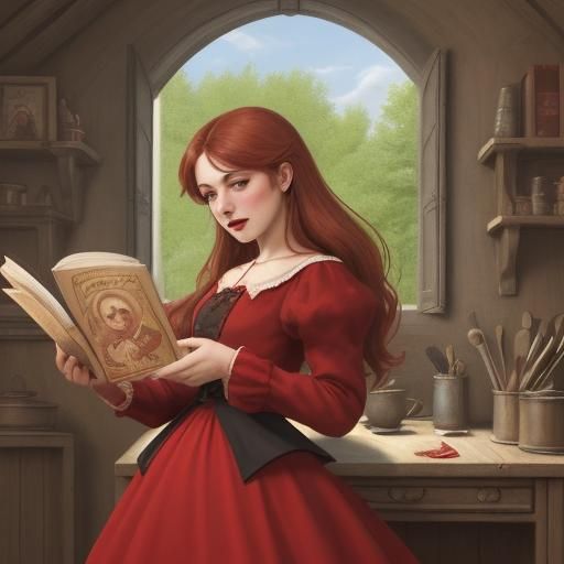 Red-Nosed Character with Mustard Jar Illustration