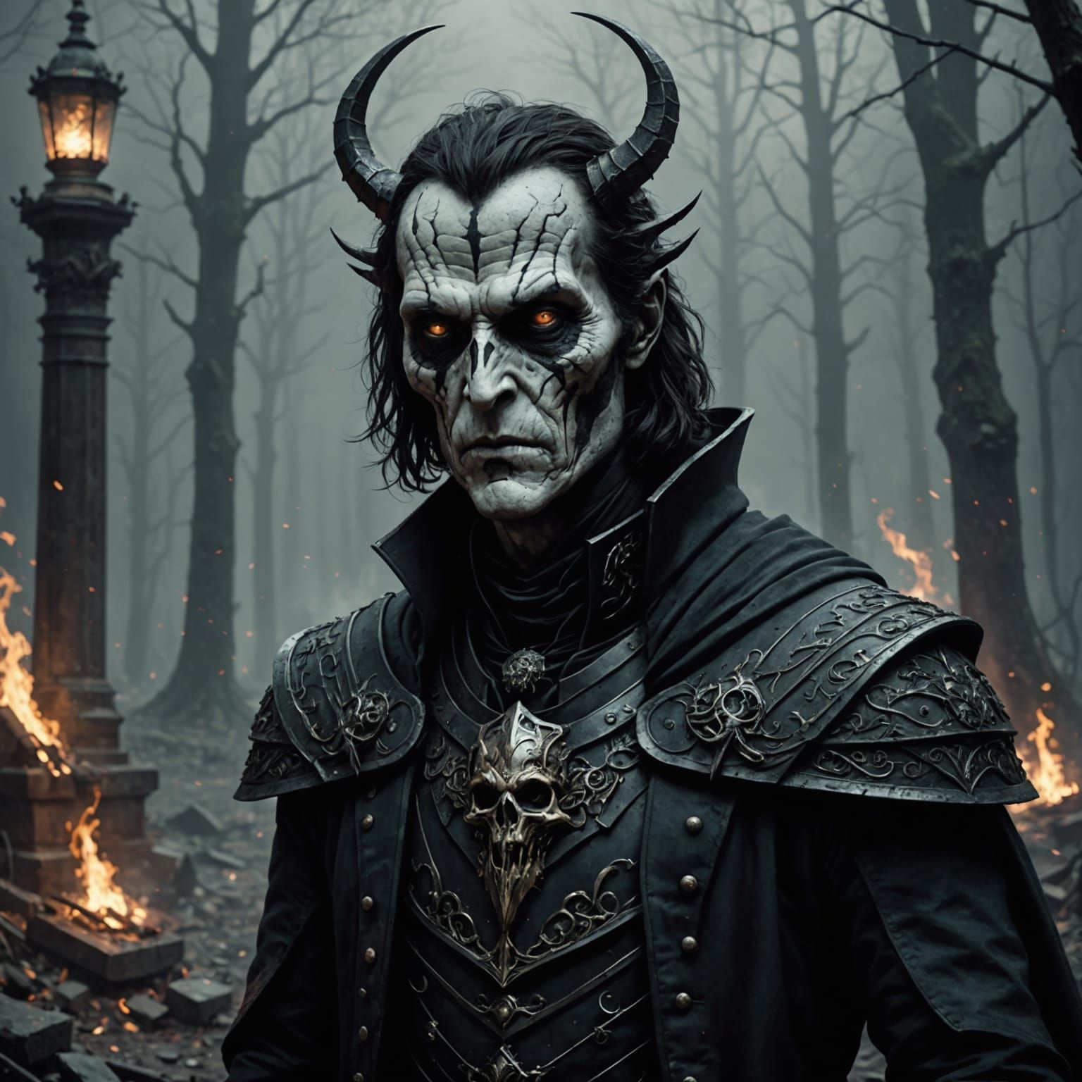 Dark Gothic Cityscape Unveiled in a Grim Atmosphere