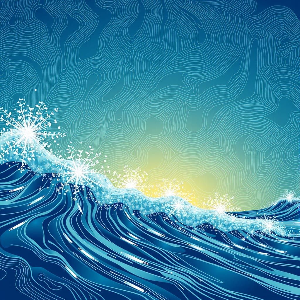Vibrations in a Dynamic Water Scene