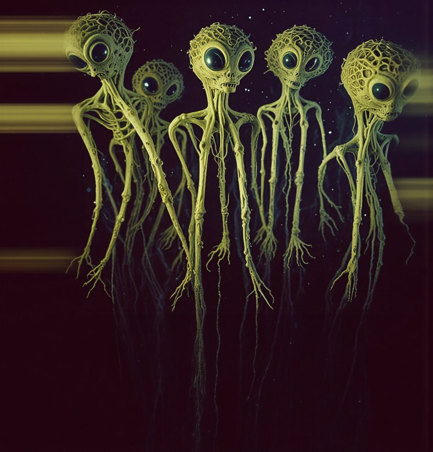 Surreal Alien Bodysnatchers Swarm Neighborworld