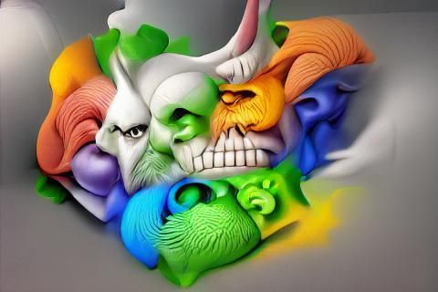 Allegorical Depiction of the Seven Deadly Sins