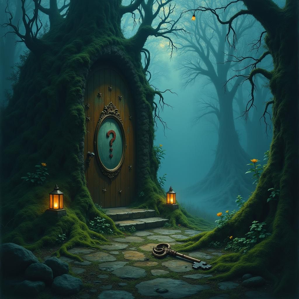 Mystical Forest Doorway to Self Discovery