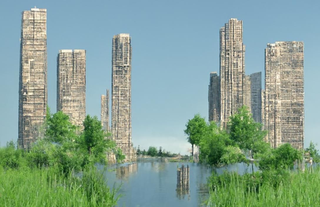 Forest and Cityscape Concept Art in 8K