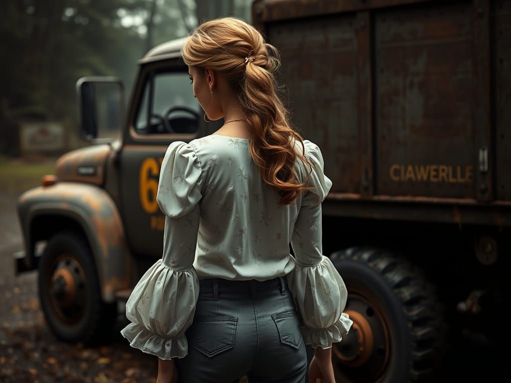 Dark Fairy Tale Cinderella in Hyperrealistic Style