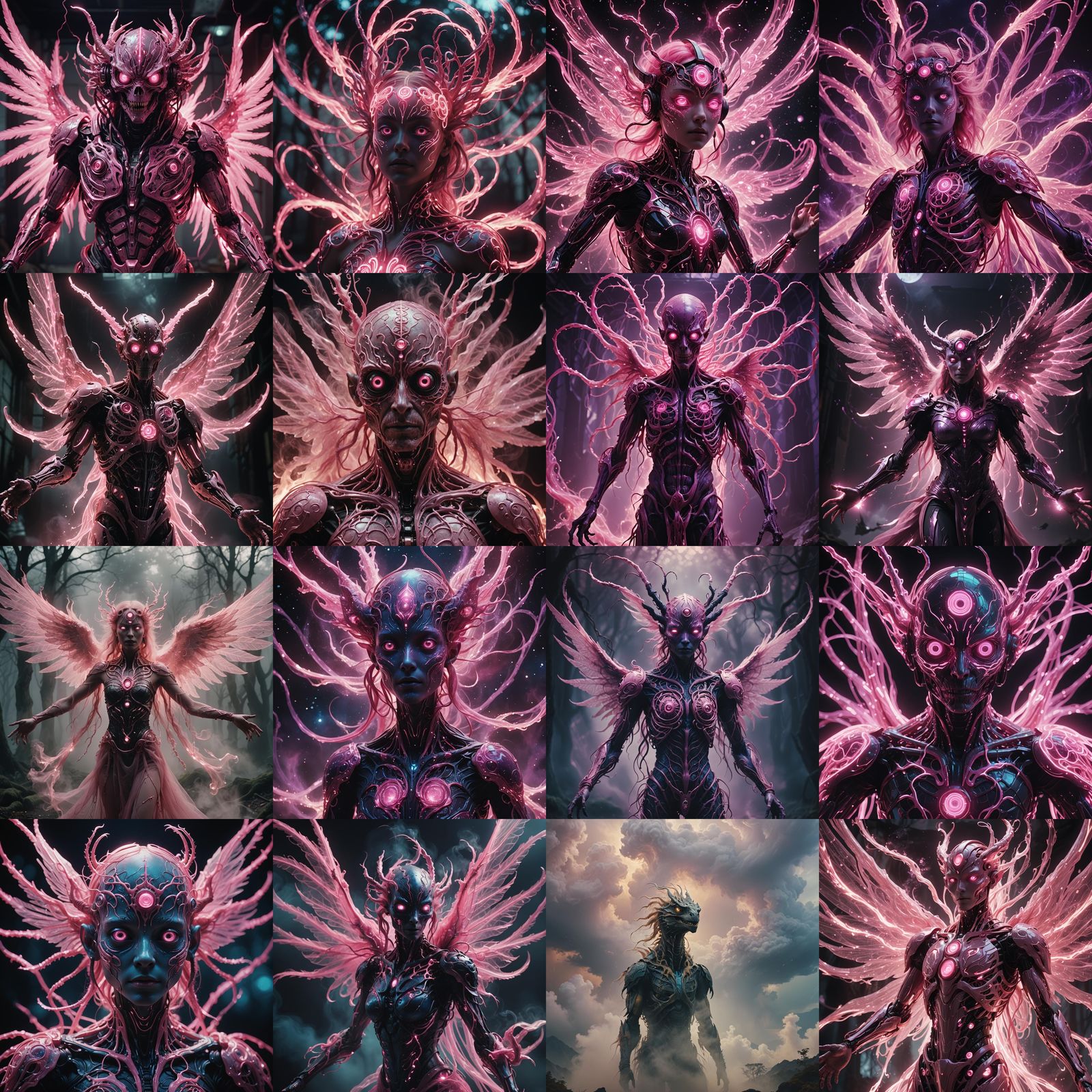 Eldritch Energy Being: A Cinematic Still