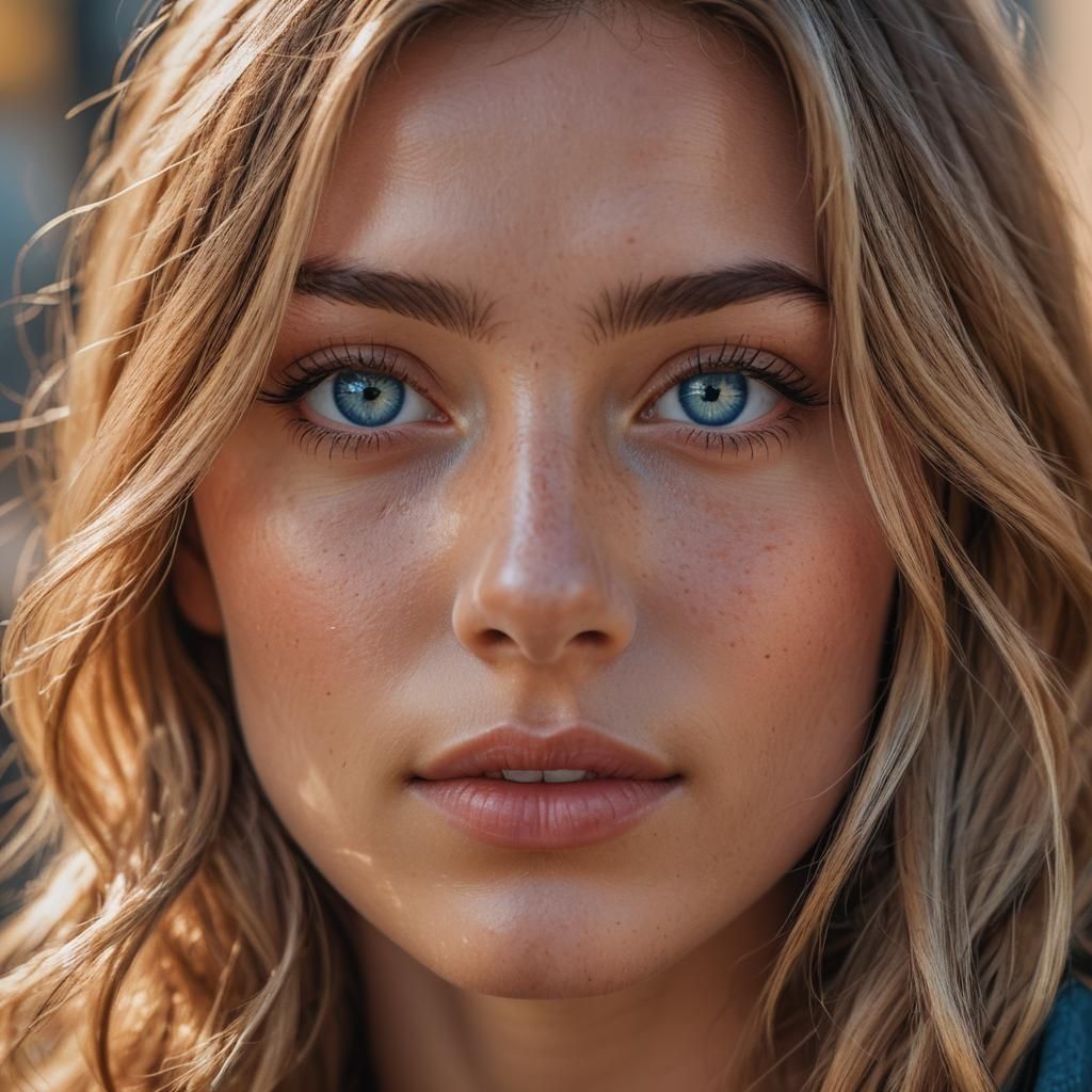 Stunning Portugal Model Portrait in Photorealistic Style