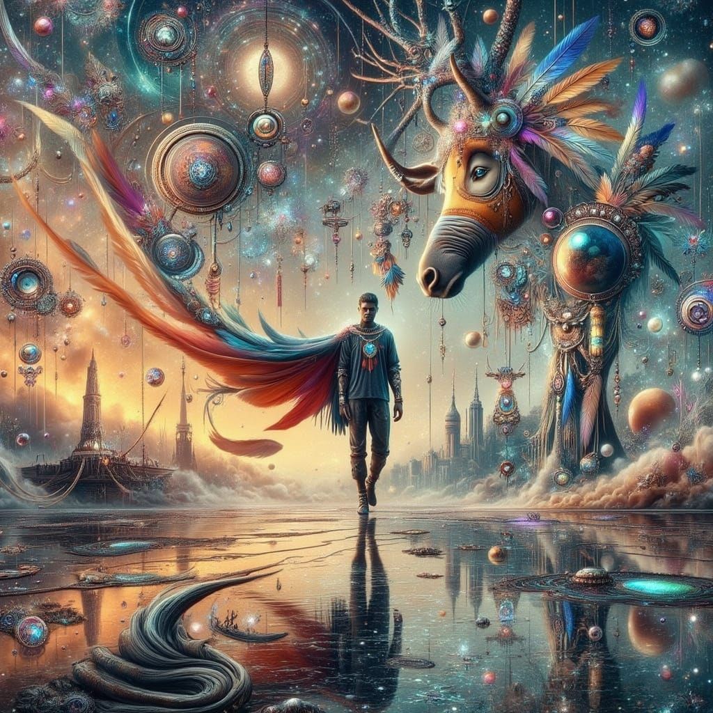 Futuristic Dreamscapes: Digital Art Beyond Time