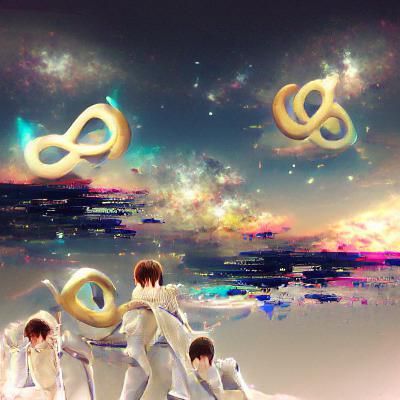 Abstract Infinite Pattern in Vibrant Colors