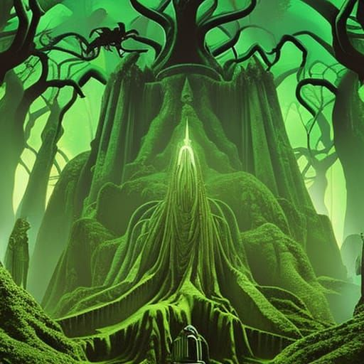 Lovecraftian Cult Worship in a Holy Grove