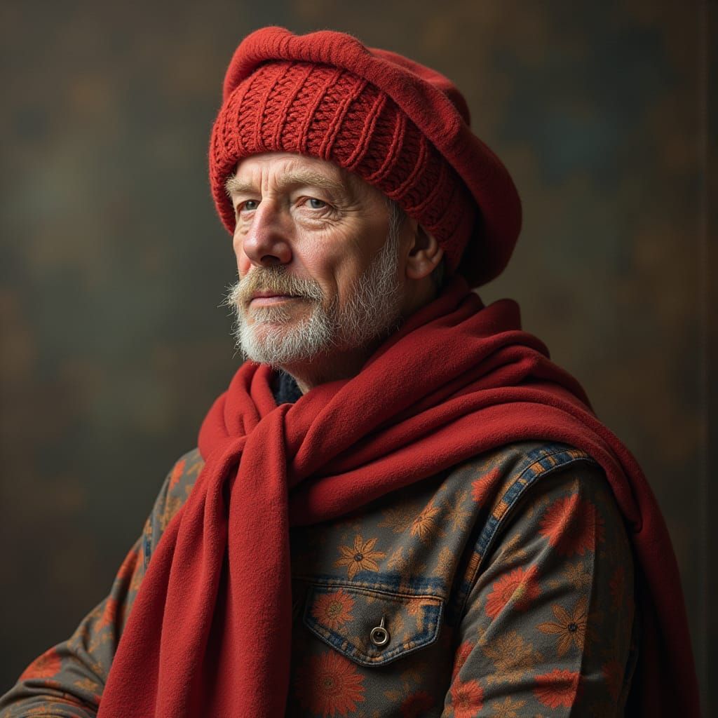 Anthropomorphic Kitten as Cubist Cartoon Character