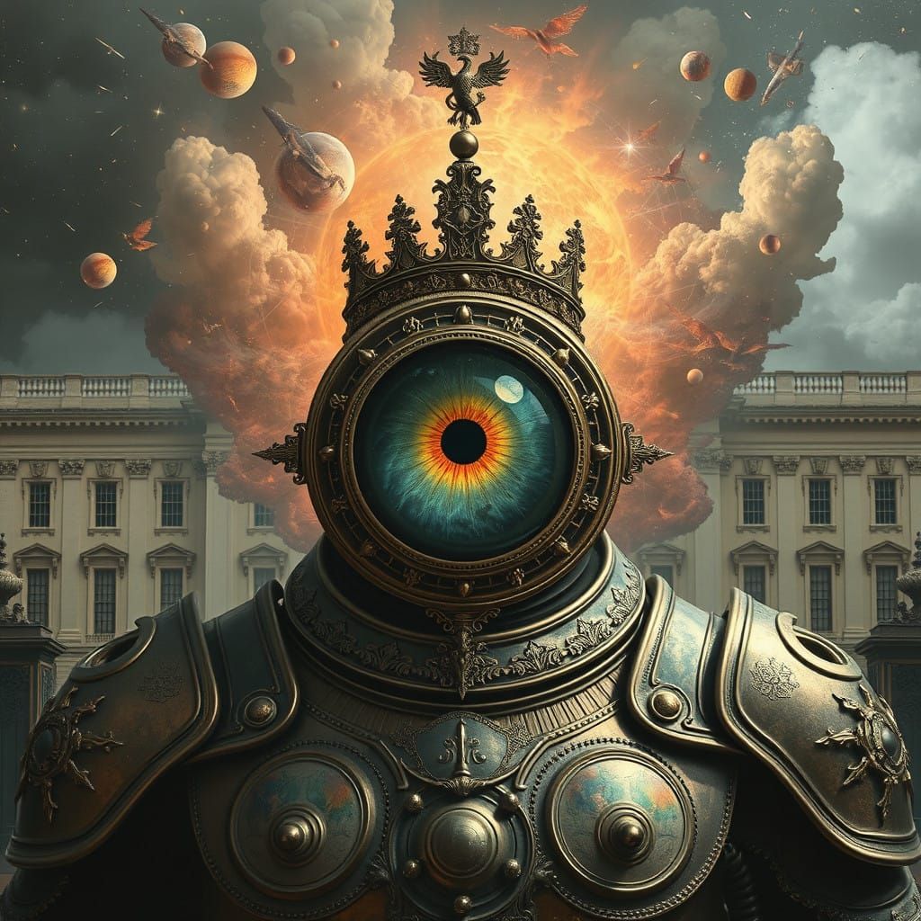 Surrealist Masterpiece: All Seeing Eye at Buckingham Palace...