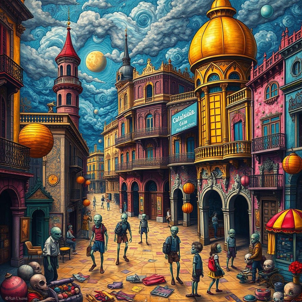 Decadent Cataluña: A Vibrant, Grotesque Wonderland