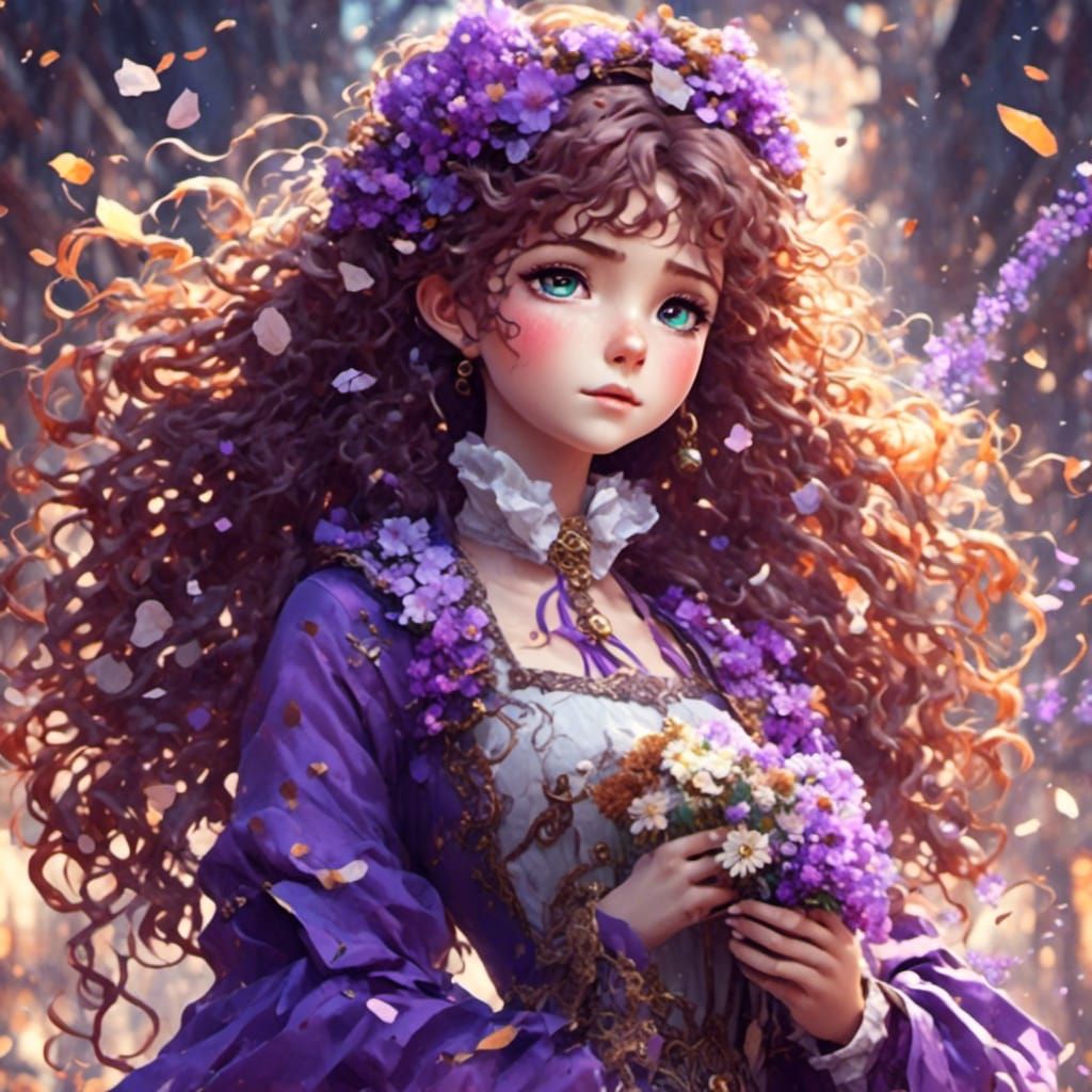 Radiant Anime Woman Thanks Followers in Pixar Style