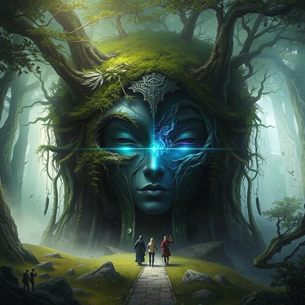 Intrepid Adventurers Explore a Fantastic Hyperreal Realm