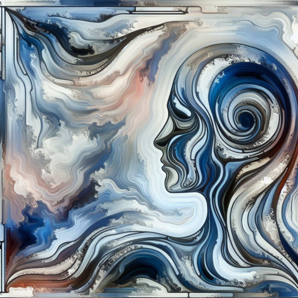 Acrylic Wash Painted on Glass Photoblocks - Who Knows?