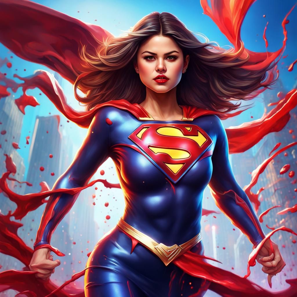 Selena Gomez as Supergirl
