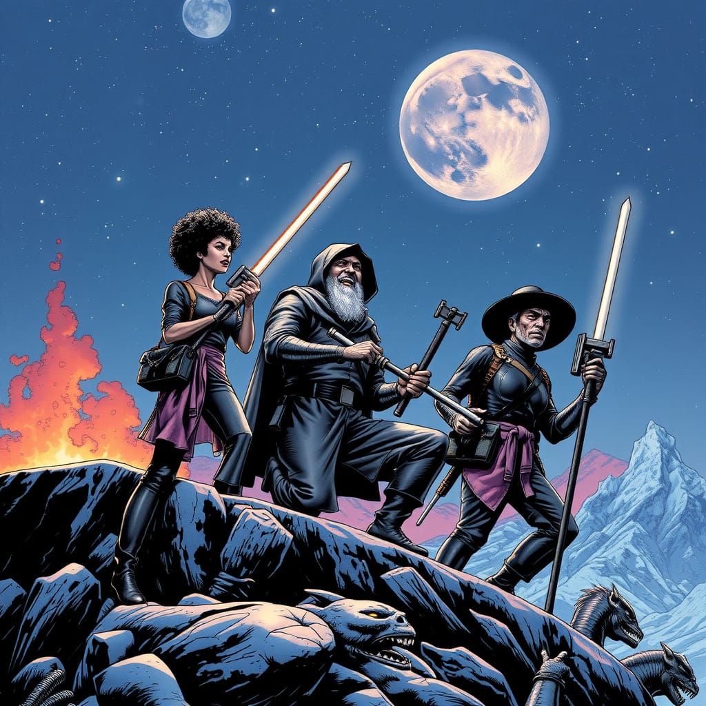 Illustration Inspired by Comic and Manga Artists