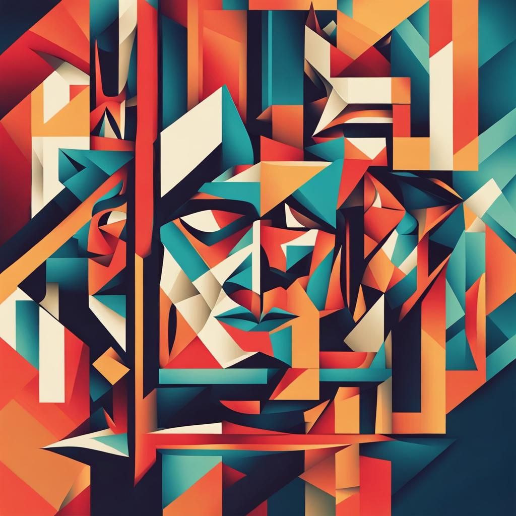 Cubist Design Inspired by Brazilian Music