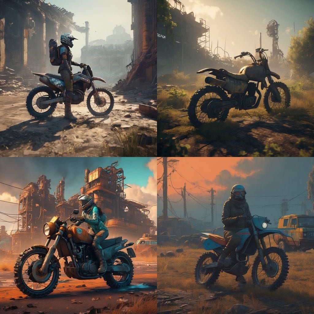 Sultry Post Apocalyptic Freestyle Rider Enjoys Victory with ...