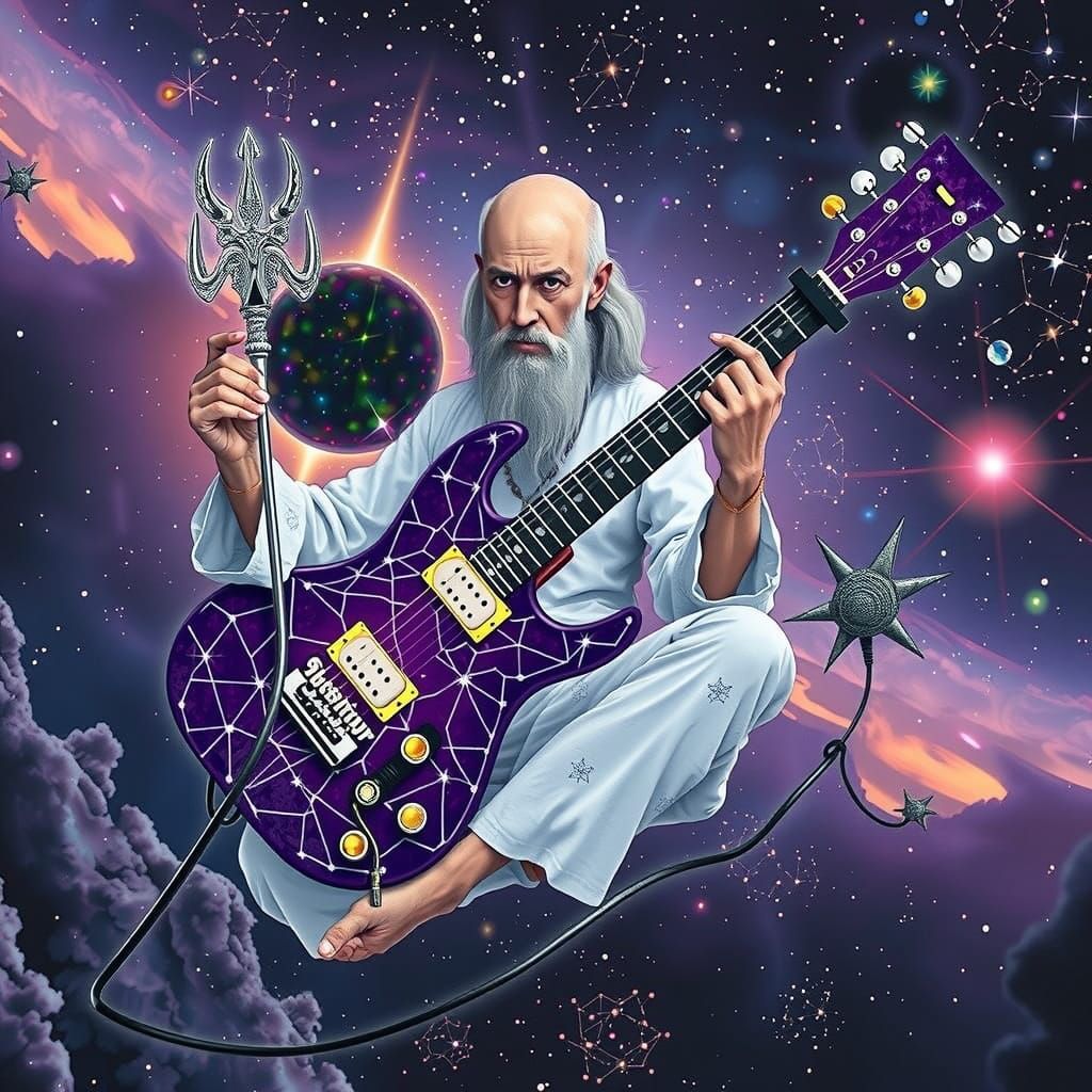 Cosmic Master of the Celestial Guitar