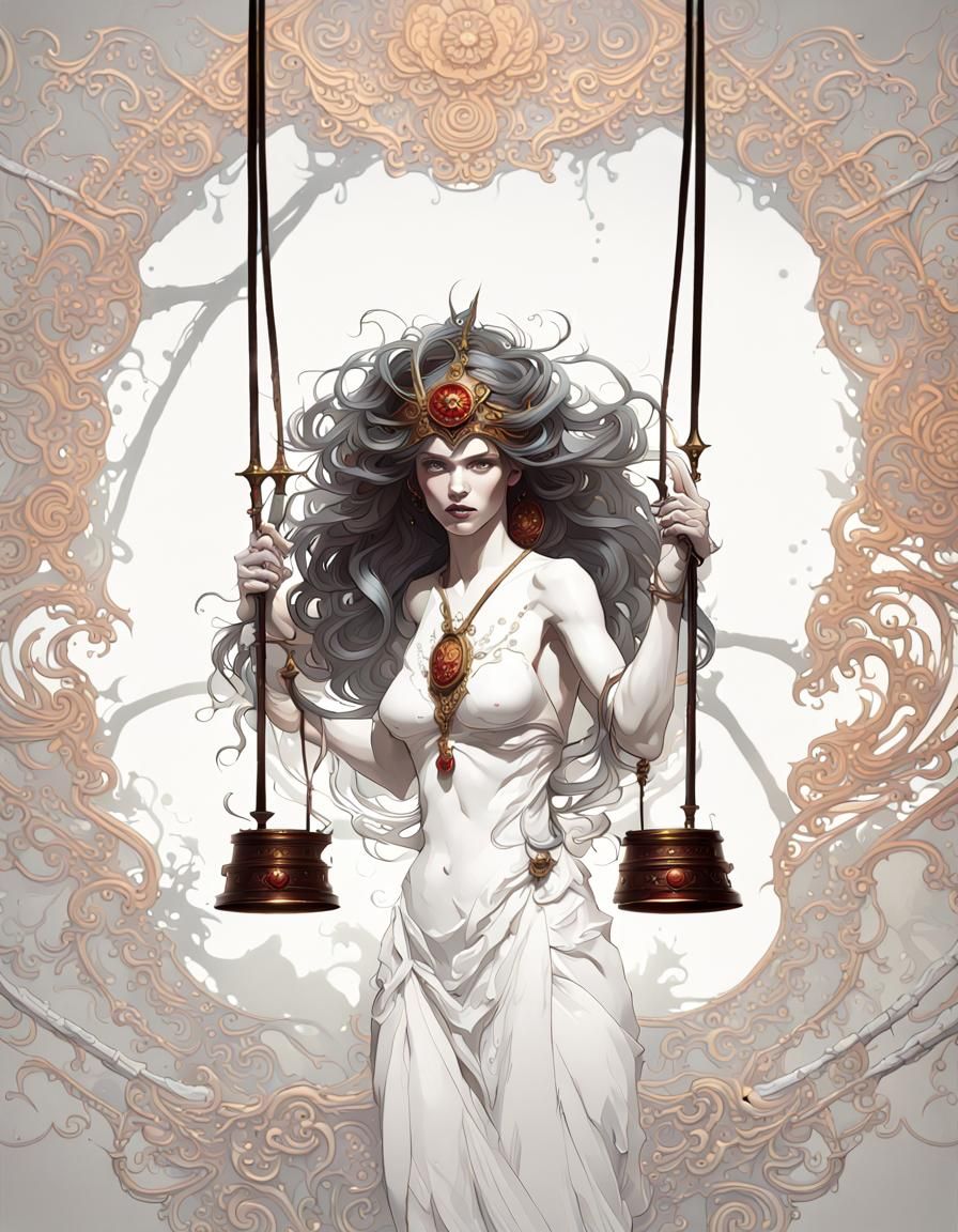 Dark Fantasy Art Nouveau Concept in 8K