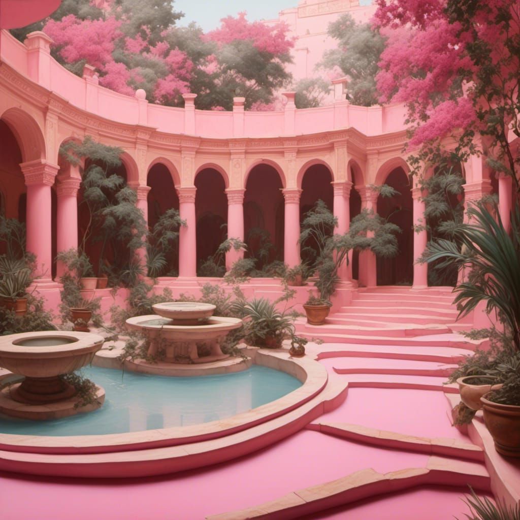 Pink Ashram Interior
