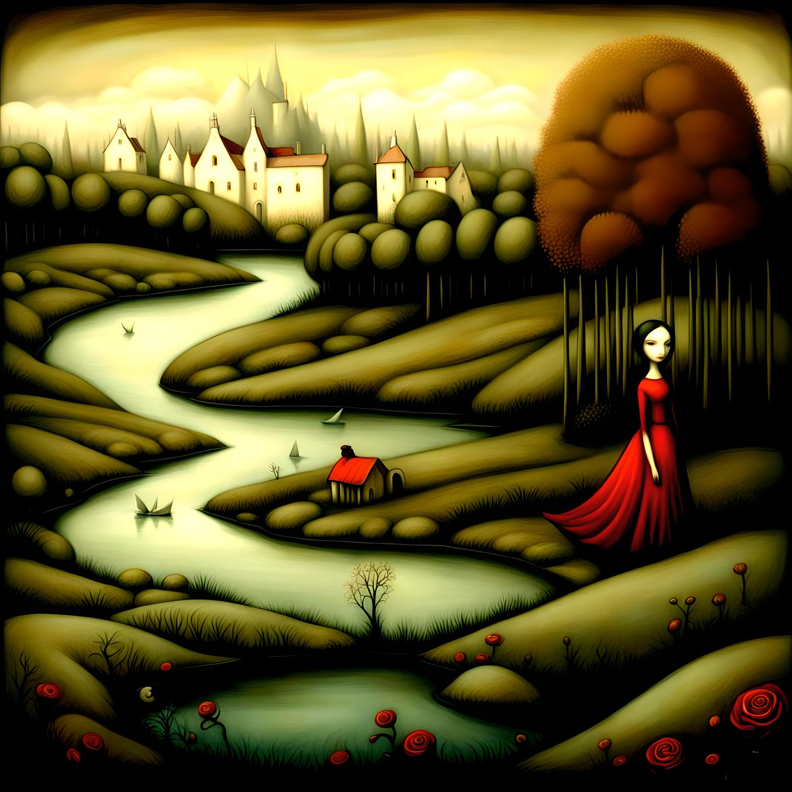 Landscape By benjamin lacombe