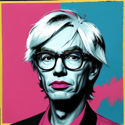 Pop Art Portrait Inspired by Andy Warhol