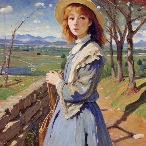 Expressionistic Landscape Painting in Photorealistic Style