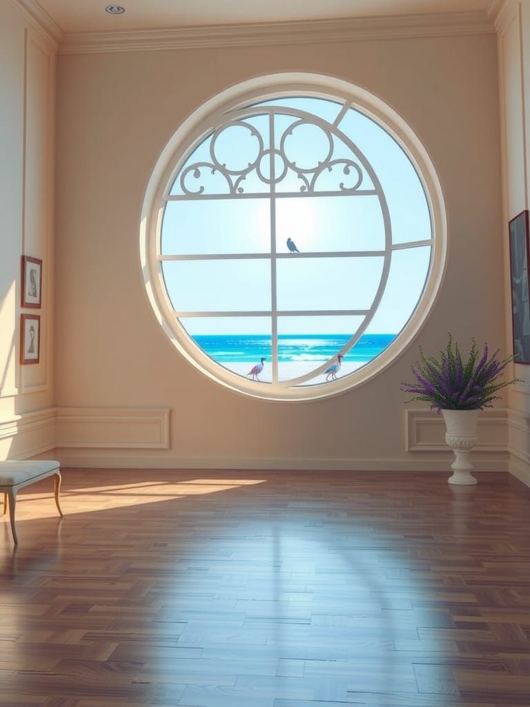 Dreamlike Stained Glass Window Transports You to a Mystical ...