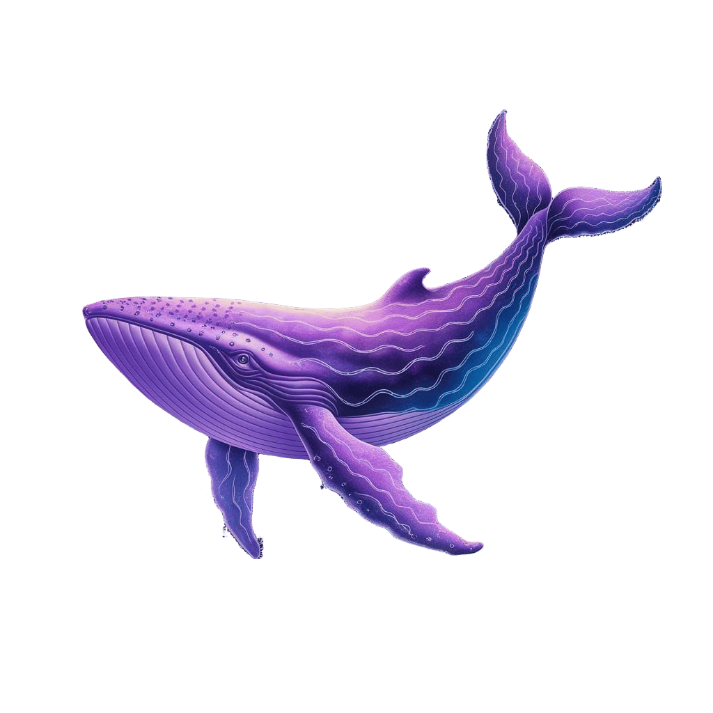 Cosmic Whale in Vibrant Astral Space