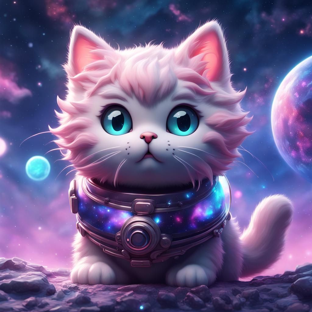 Galaxy kitten.