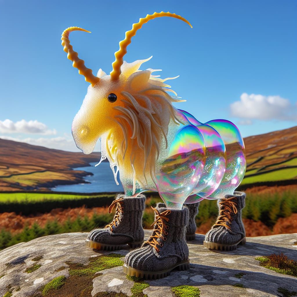 A Bioiridescent Lux Soap Bubblebeast Basking in the Lux of t...