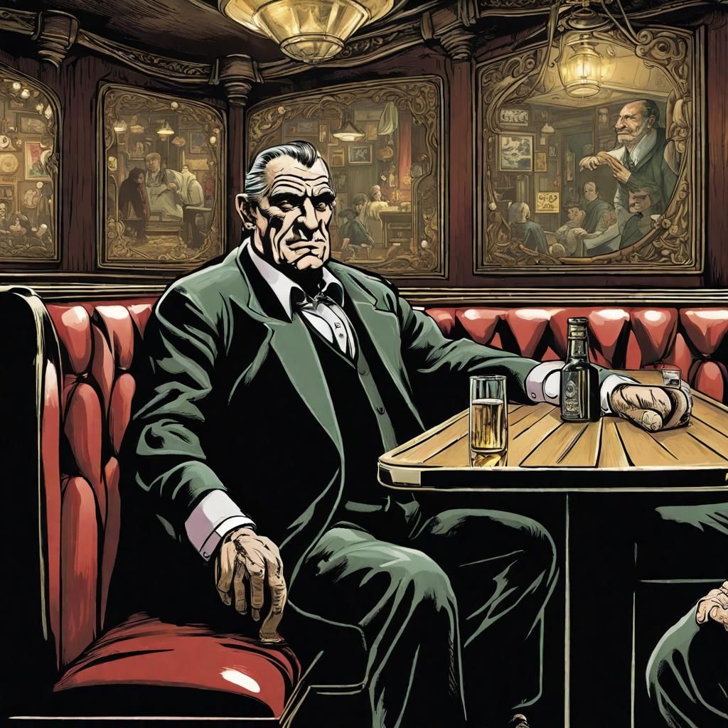 Retired Mafia Boss in Fantasy Chicago Restaurant
