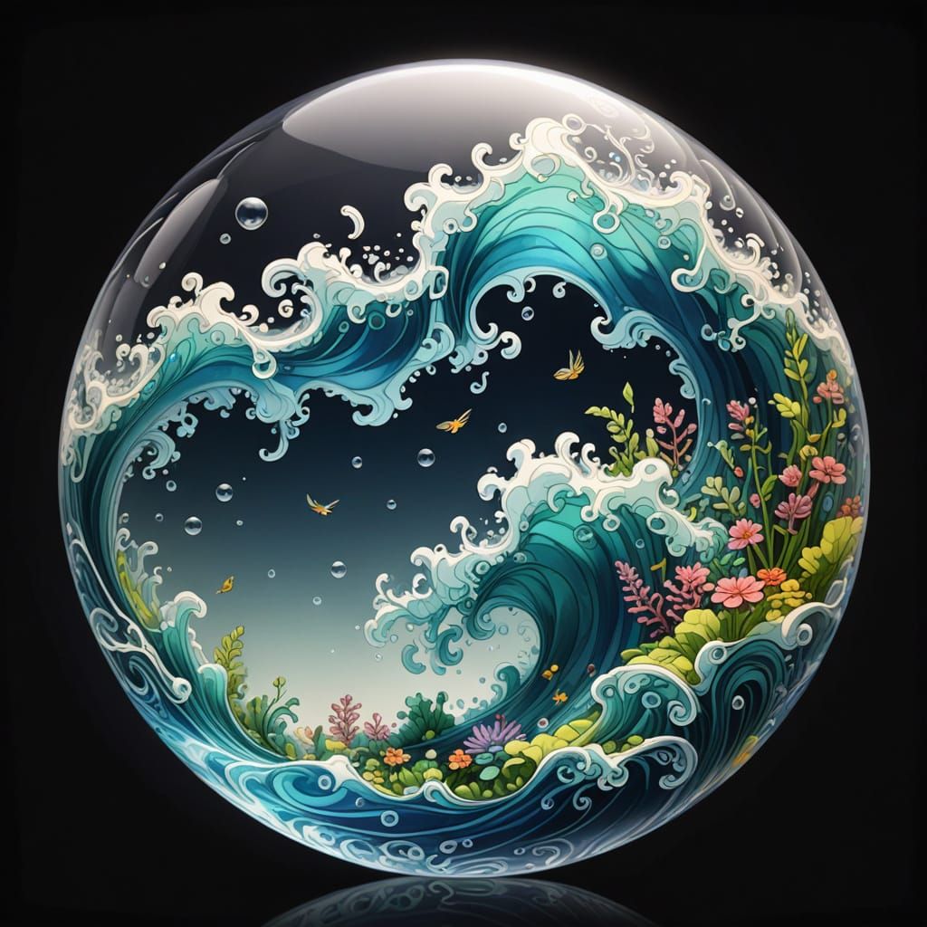 Translucent Doodle Tide Faddle Fiddle