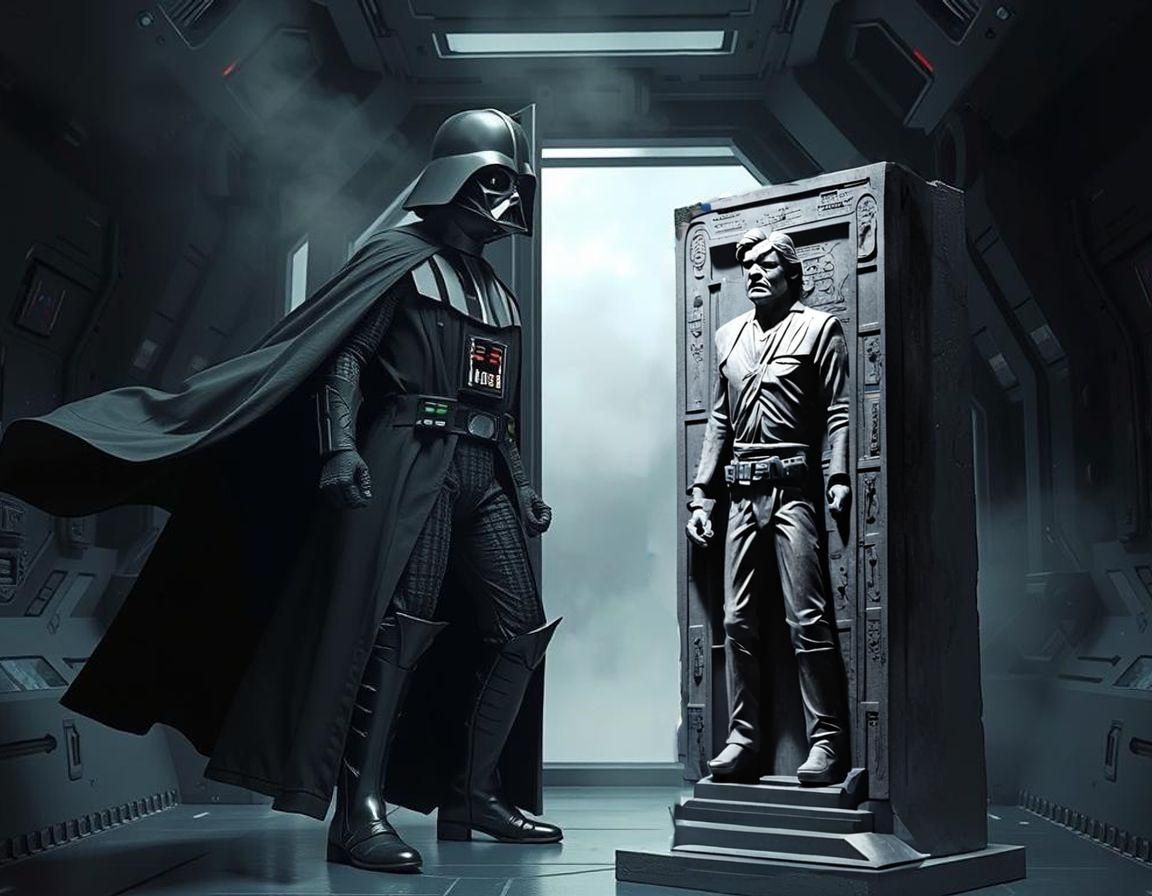 Han Solo in Carbonite: A Frozen Moment