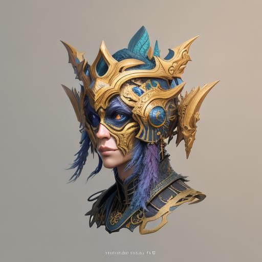 AI Tutor Mascot in Detailed Matte Painting