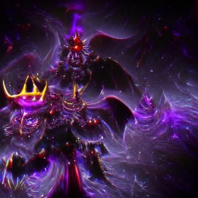 Demon Emperor of the void 8k resolution